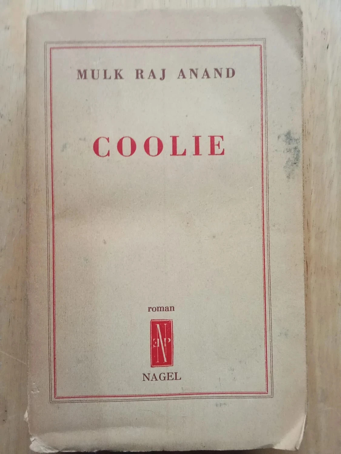 Coolie, de Mulk Raj Anand